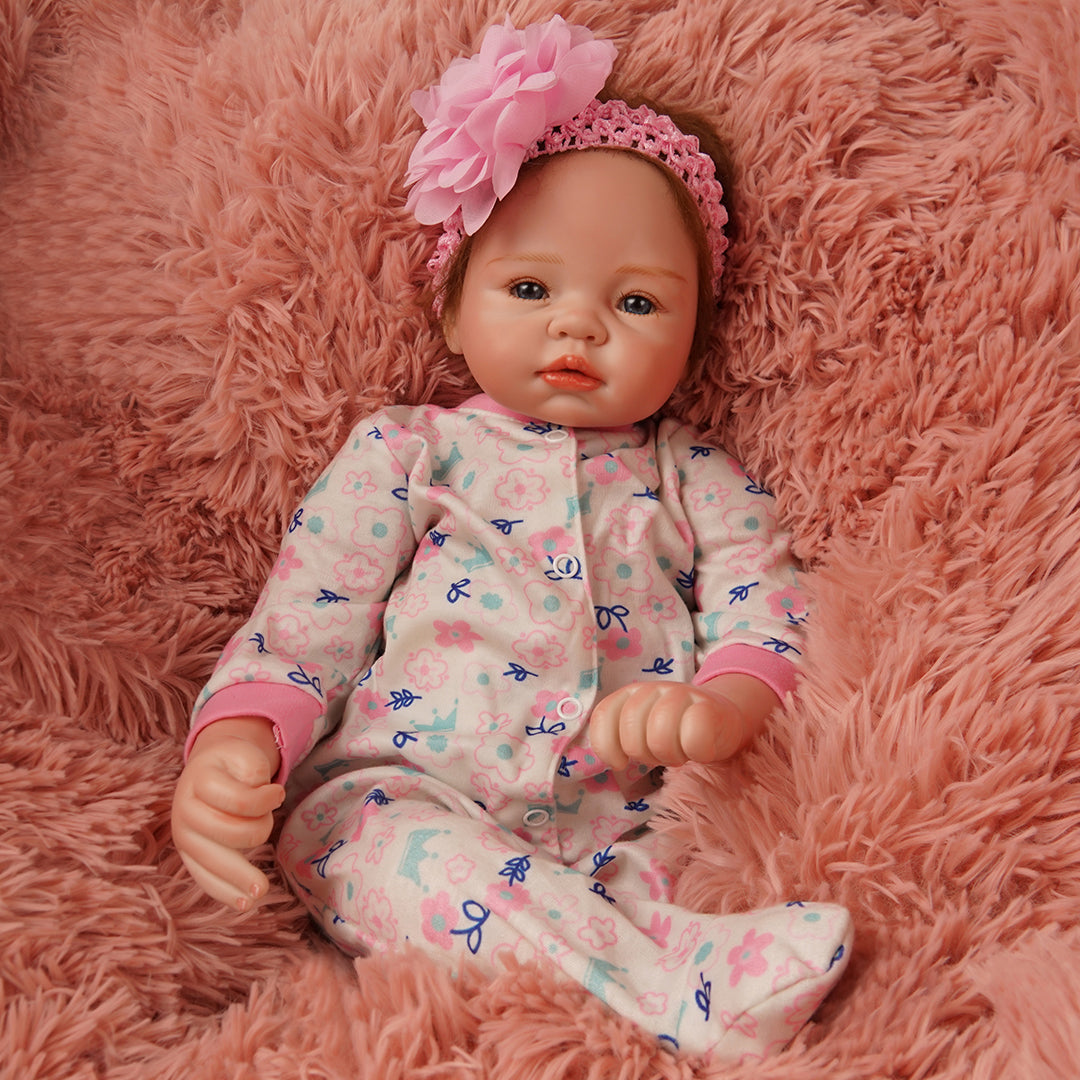 Clara-20 Inch Realistic Reborn weighted pink doll Baby Girl